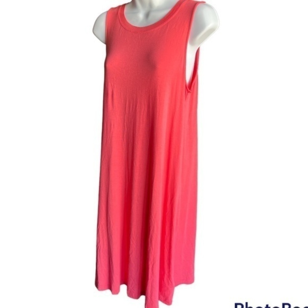 Classic Summer GAP Coral Super Soft Cotton Knit Sleeveless Tank Shift Dress🛍